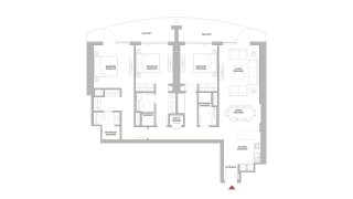 Property floor plan, 3 bedrooms in 320 RIVERSIDE CRESCENT No. 11019